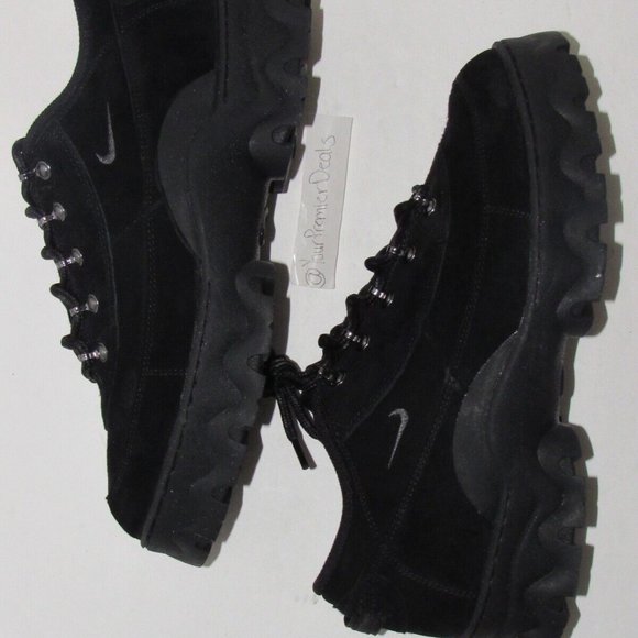 Nike Lahar Low Triple Black DB9953-001 Boots Mens Size 8.5 Womens Size 10 New - Picture 6 of 9